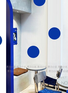 爱马仕橙色波点装饰贴纸玻璃墙贴