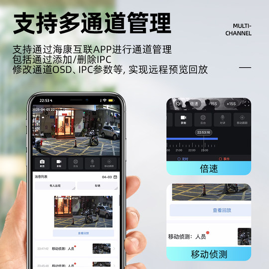 Hikvision NVR4/8-channel surveillance video recorder