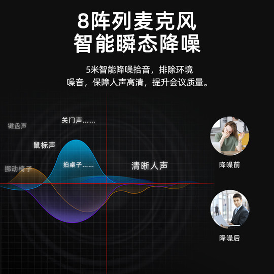 Hikvision Intelligent Omnidirectional Conference Noise Reduction Microphone