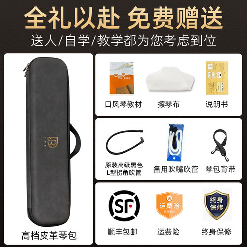 JDR嘉德瑞口风琴37键pro初中生小学用儿童专业初学者成人吹管乐器 - 图0