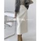 Pure wool double-sided woolen simple skirt