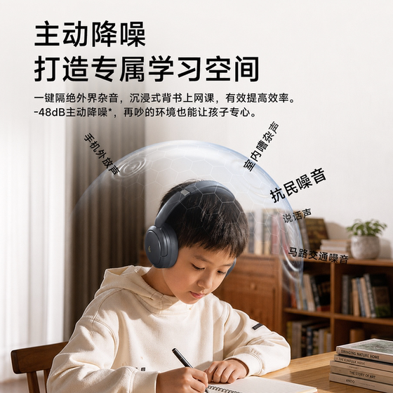 Edifier K750W NC children's headset noise reduction soundproof ear return endorsement special immersion learning new model