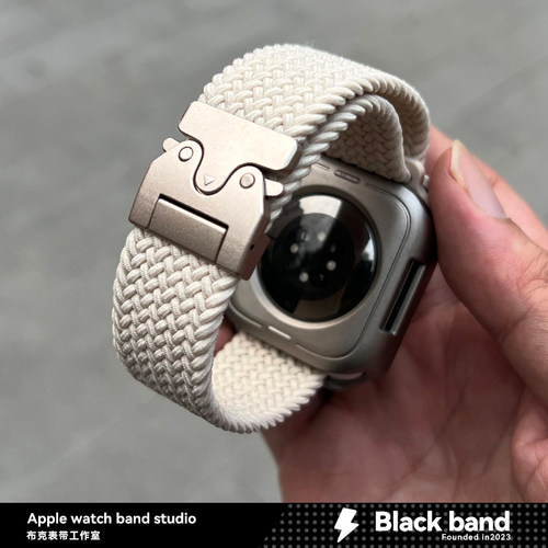 适用于s10苹果手表ultra3编织s11伞扣s7表带s8/s9壳iwatch/se2 - 图1