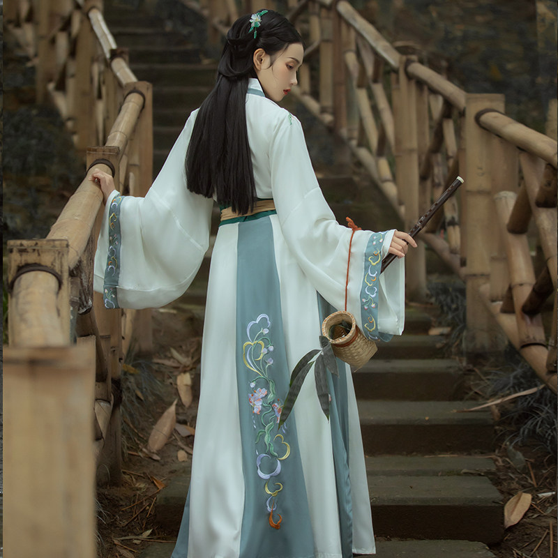 笑寒千韵岗原创秋季中国风晋制汉服 千韵岗汉服