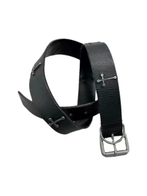 CGYYDS自主Un 02AW魔女期十字架皮带复古潮流腰带稀有小众经典百