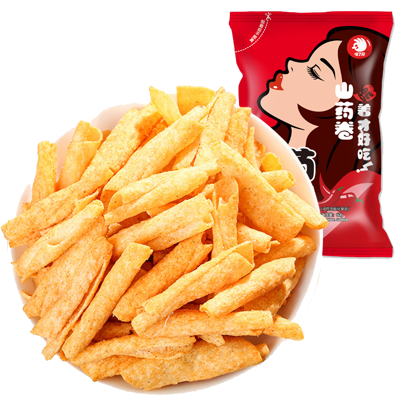 山药卷味了你薯片小包装锅巴脆片 味了你食品膨化食品