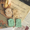 Xixiyu fire paint rose print style seal retro