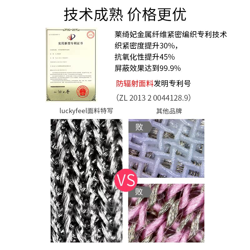 莱绮妃旗舰店防辐射服孕妇装正品怀孕期隐形外穿时尚衣服女上班族电脑夏季大码2