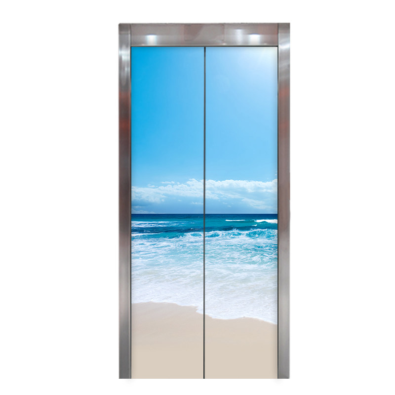 海景电梯门贴纸自粘大海风景装饰画玄关贴画包邮电梯门贴地中海风,淘宝优惠券,粉丝福利购,淘宝优惠卷
