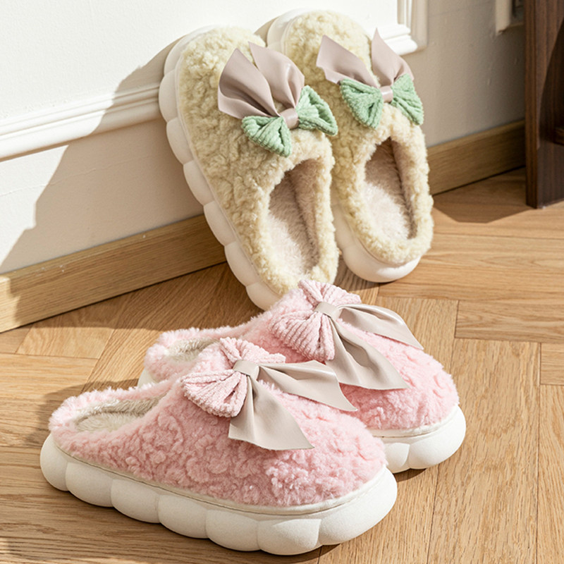 秋冬季外穿棉拖鞋女士家居家用厚软底防滑毛毛加绒室内保暖情侣男,淘宝优惠券,粉丝福利购,淘宝优惠卷