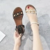 BEAJIU / lớp sandal nữ mùa hè 2019 mới phẳng đáy gió cổ tích với váy lưới đỏ xu hướng sandal và dép - Sandal