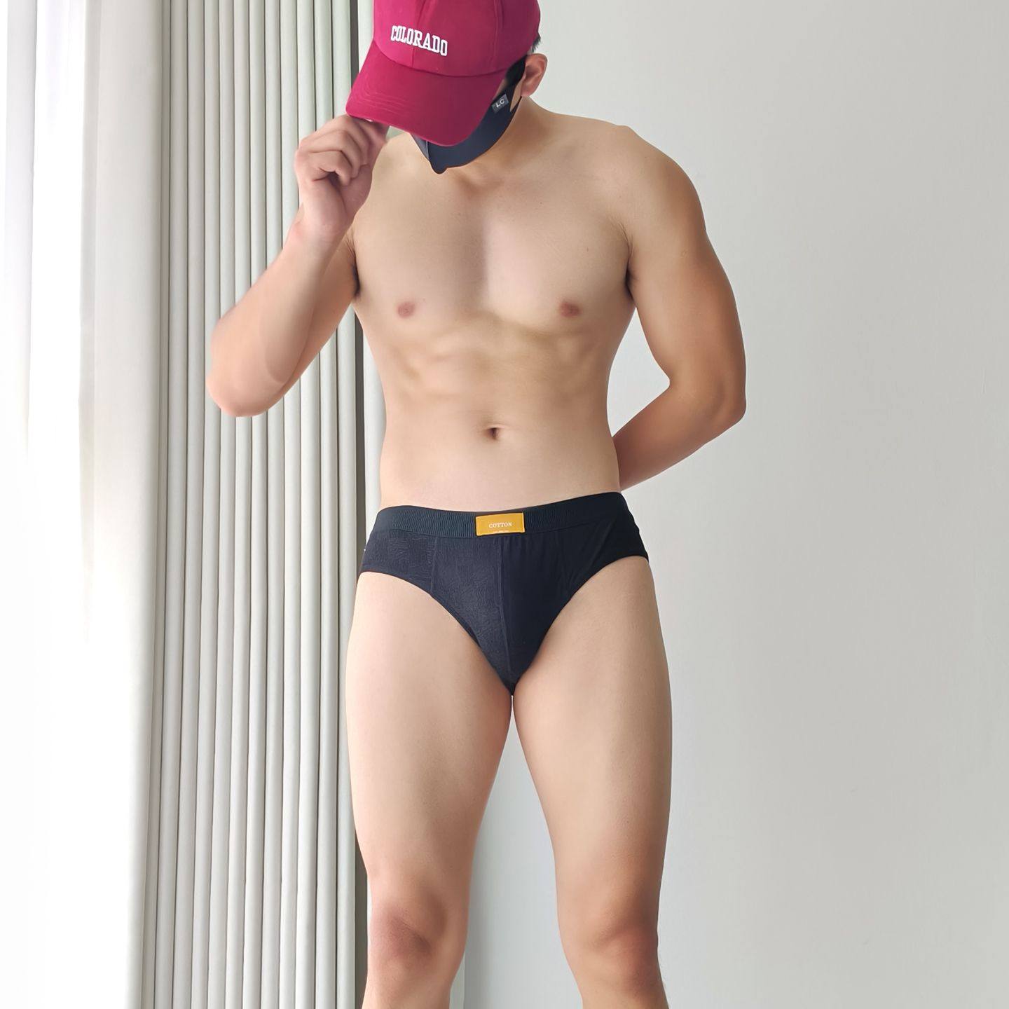 男士内裤男款中腰性感三角裤螺纹棉质薄款速干透气U凸大囊袋内裤,淘宝优惠券,粉丝福利购,淘宝优惠卷