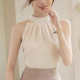 Plus size ໄຂມັນ MM ສູງ halter ເທິງຂອງແມ່ຍິງ summer