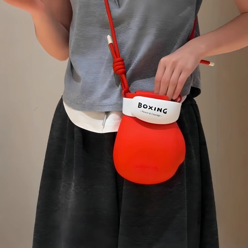 Боксерская милая сумка на одно плечо для отдыха для выхода на улицу, маленькая сумка-органайзер, семейный стиль, подарок на день рождения