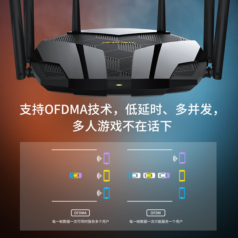 水星 AX3000路由器WiFi6全千兆无线家用高速wifi穿墙王5G双频游戏全屋覆盖电信光纤宽带mesh组网漏油器X306G