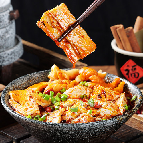 豆花泡馍早味居陕西西安宝鸡凤翔锅盔特色懒人泡面早餐速食夜宵饭 - 图1