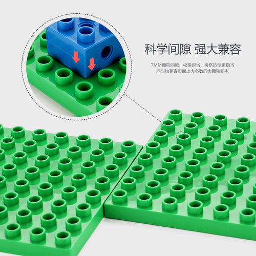 兼容某高9656儿童益智早教大颗粒机械齿轮科技积木套装编程教具 - 图1