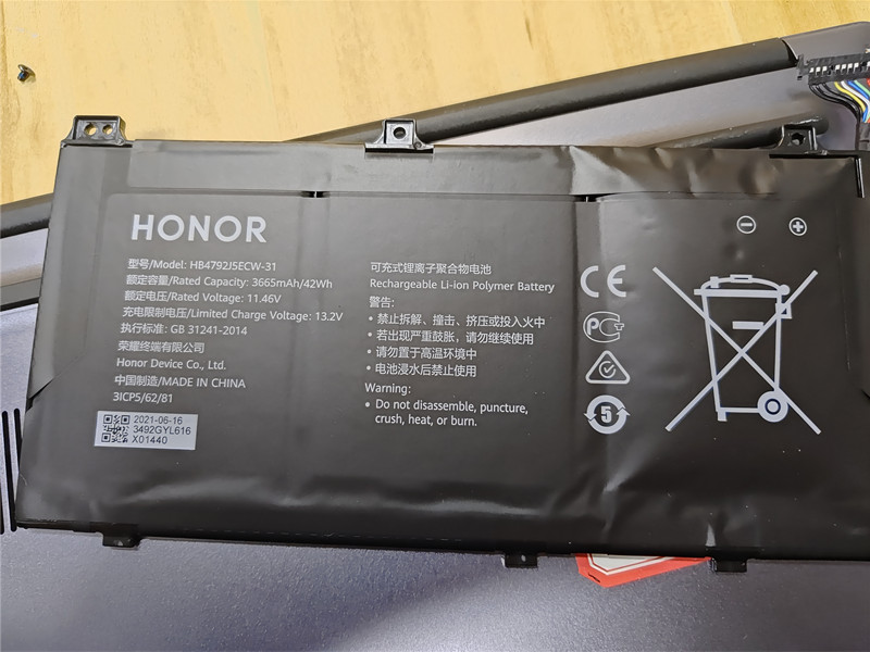 适用HONOR荣耀BhR-WAQ9HNRP笔记本HB4792J5ECW-31电池 - 图0