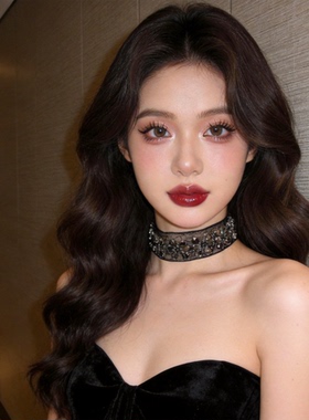 「暗夜茶歇」轻熟风蕾丝项链