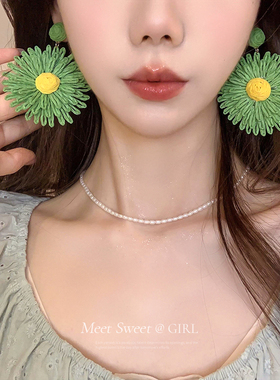 草藤耳钉适合夏天的耳环
