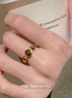 美拉德复古时尚简约戒指