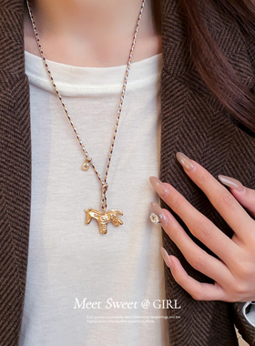 西太后土星吊坠项链女