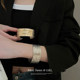 Frosty style exaggerated wide bracelet open-mouth bracelet