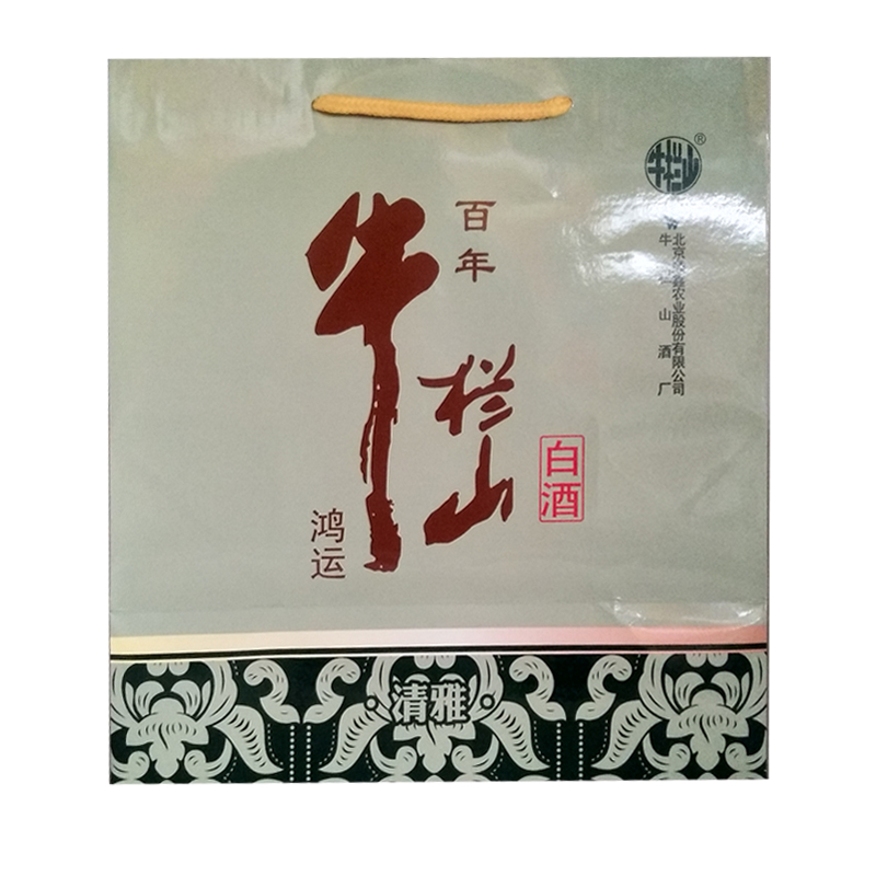 百年北京牛栏山白酒 鸿运清雅50度 浓香型500ml*6瓶整箱装