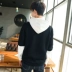 Áo len nam mùa xuân áo thun học sinh phiên bản Hàn Quốc của áo hoodie bé trai xu hướng quần lửng trùm đầu - Áo len Áo len