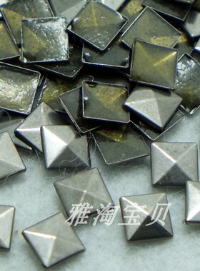 DIY四角尖顶铆钉DIY饰品配件