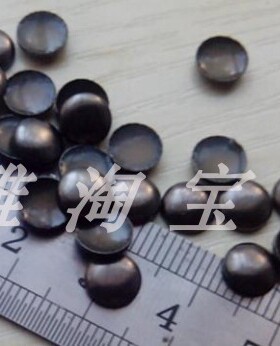 半圆铆钉辅料光面美甲金属贴片