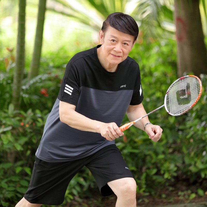 爸爸夏装短袖中老年运动套装男t恤 frovton弗罗威顿T恤