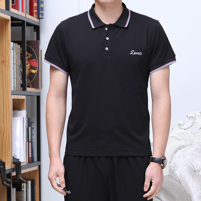 夏季中老年男爸爸夏装短袖老爸t恤 frovton弗罗威顿T恤