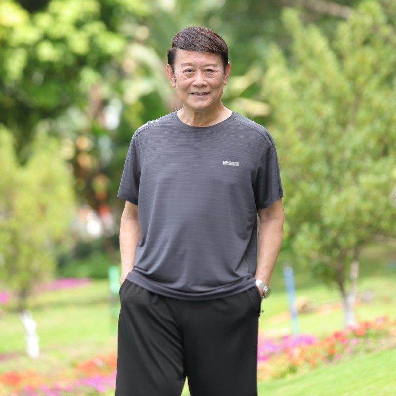 爸爸短袖冰丝男士老年人夏装t恤 frovton弗罗威顿T恤