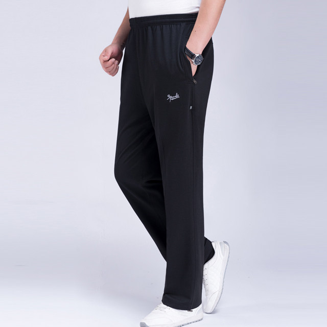 中老年春秋宽松直筒男士爸爸运动裤 frovton弗罗威顿休闲裤