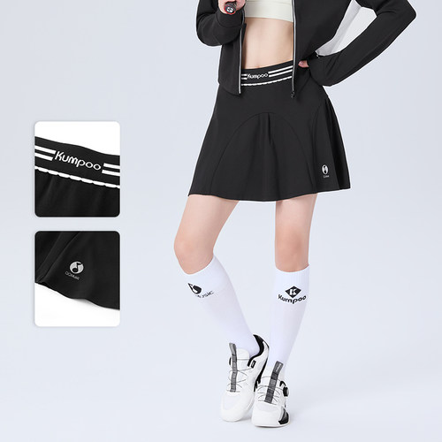 kumpoo联名QQ音乐羽毛球服女款短裙速干透气运动服下装K242W-7075 - 图1