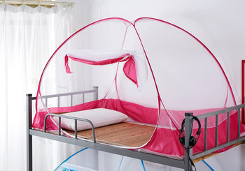 ຫໍພັກນັກຮຽນ Mongolian yurt mosquito net dormitory 90 bunk beds universal installation-free 1.2 meters full bottom folding zipper style 1.5