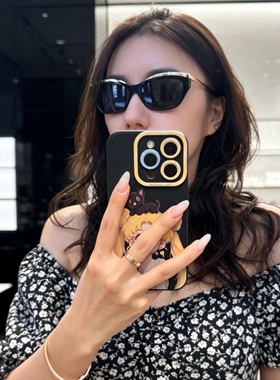 Aimee Song26新款猫眼墨镜女同款防晒防紫外线太阳镜时尚时髦4299