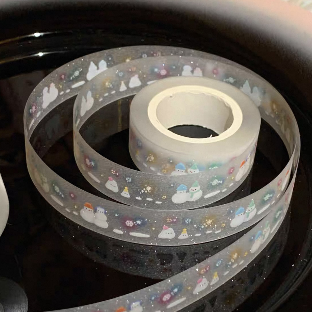 栗栗斯分装｜盐系星星派对四叶草和纸胶带雪花雪人闪砂手帐装饰,淘宝优惠券,粉丝福利购,淘宝优惠卷