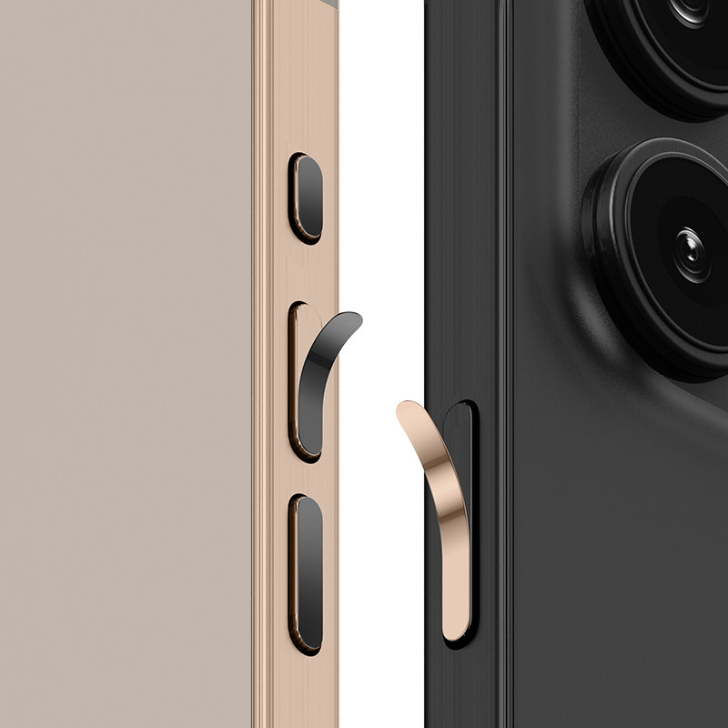 苹果16Pro手机按键贴iPhone17ProMax侧边框防刮电源键保护贴膜13音量键金属贴Max卡槽Air苹果15Plus按钮贴14