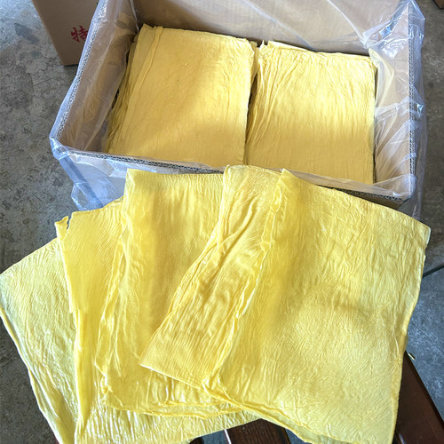 桂平市盈丰精选三边腐竹油炸腐竹干货商用潮汕牛肉火锅炸腐皮18斤 - 图0
