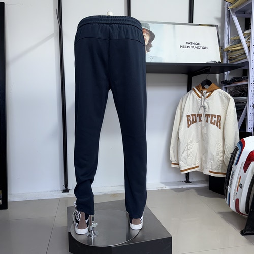 jj男士春夏秋纯棉卫裤宽松休闲百搭平口帅气小直筒运动裤长裤 - 图3