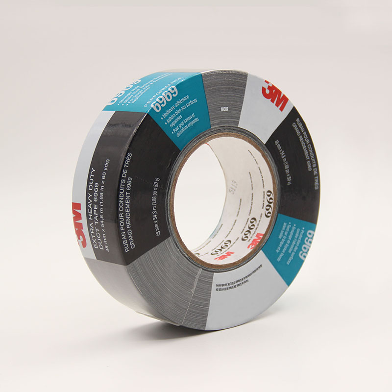 3M 6969布基胶带 汽车管道防水 撕无痕胶 管道密封胶带duct tape - 图0