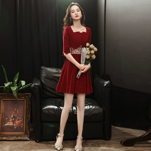 Короткое вечернее платье, летняя красная юбка, коллекция 2022, подходит для подростков