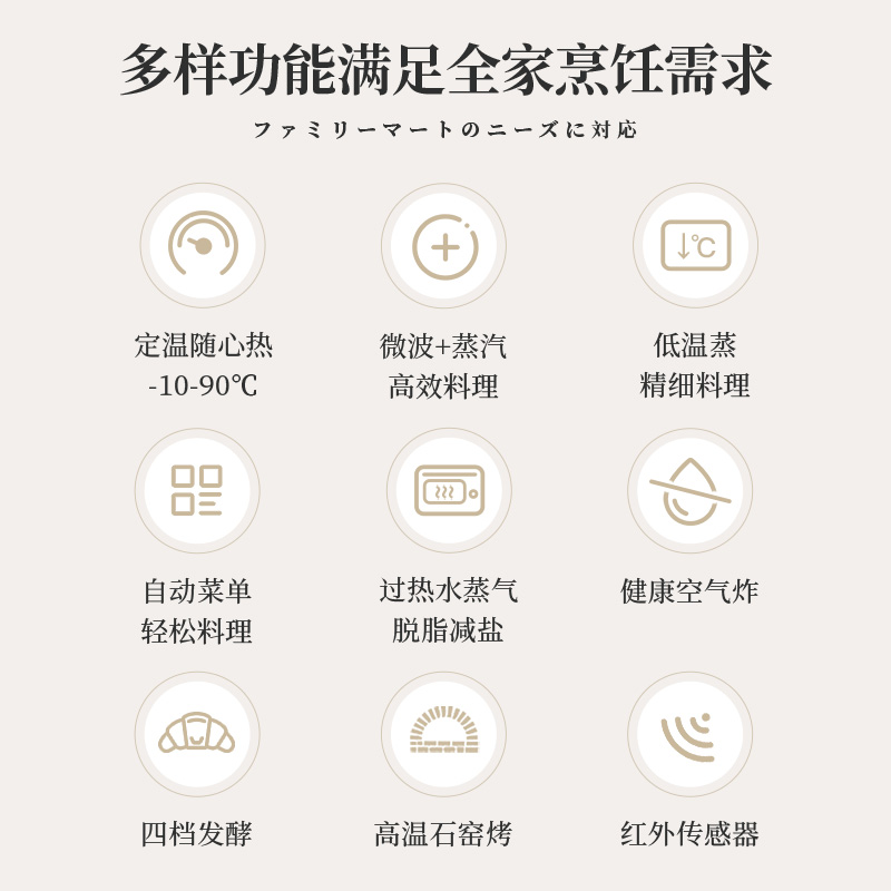 【新品】东芝水波炉家用微蒸烤炸烤箱 东芝驰风微波炉