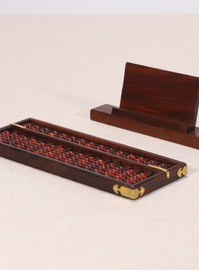 红木算盘中式桌面摆件礼品