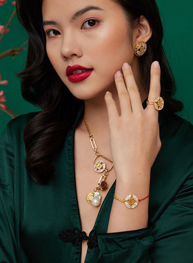 链条红绳手链Aurozia女好运