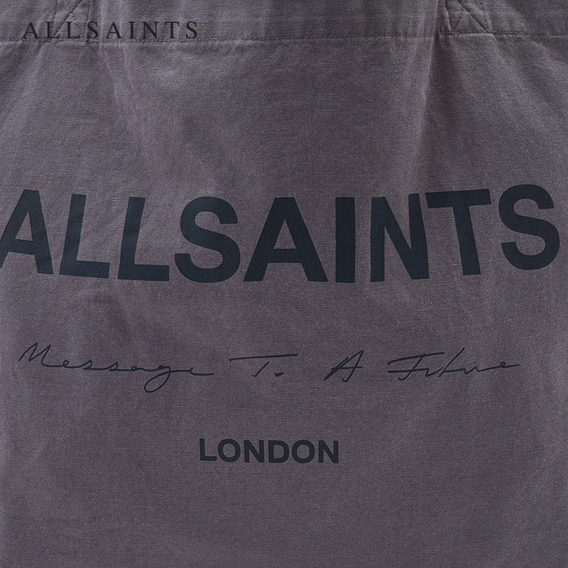 ALLSAINTS男士Logo印花帆布袋单肩托特包2025秋季新款M136XD,淘宝优惠券,粉丝福利购,淘宝优惠卷
