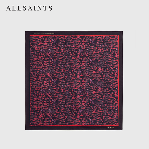 ALLSAINTS女士LNY 大手帕 官方时尚印花围巾WV057R