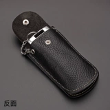 Ключница, двухэтажная маленькая универсальная кожаная сумка-органайзер, из натуральной кожи, 2 в 1, воловья кожа